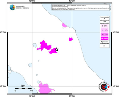 Mappa territorio comunale con almeno 3 questionari