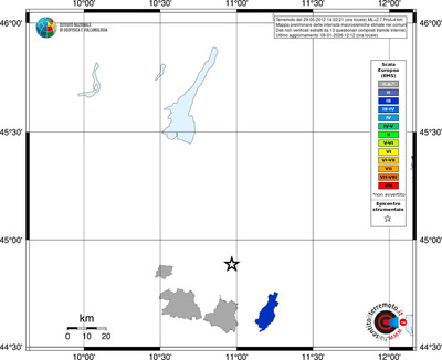 Mappa EMS - territori comuni