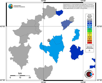 Mappa MCS - territori comuni