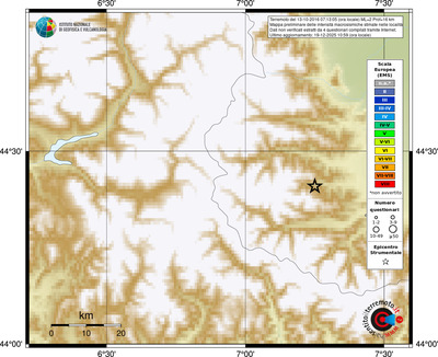 Mappa EMS - località