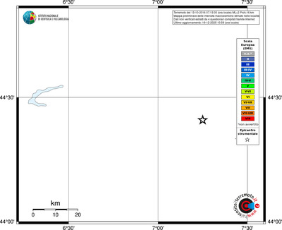 Mappa EMS - territori località