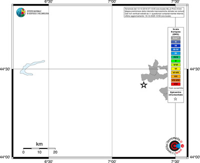 Mappa EMS - territori comuni