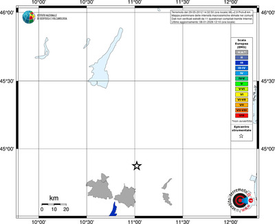 Mappa EMS - territori comuni