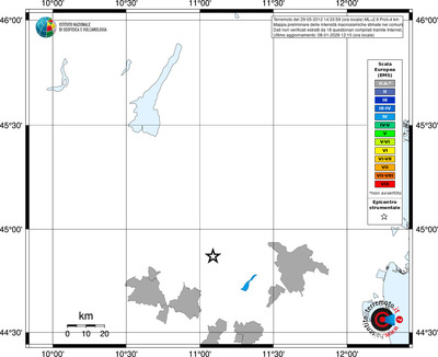 Mappa EMS - territori comuni