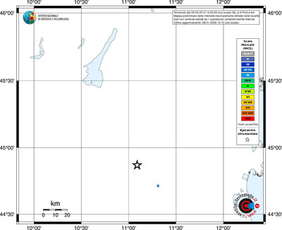 Mappa MCS - territori località