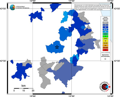 Mappa MCS - territori comuni