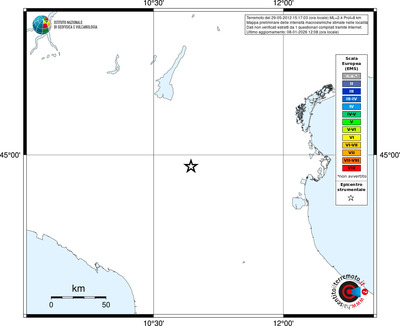 Mappa EMS - territori località