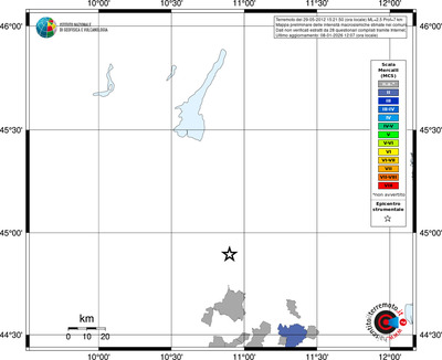 Mappa MCS - territori comuni