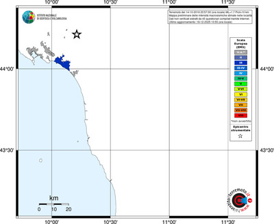 Mappa EMS - territori località