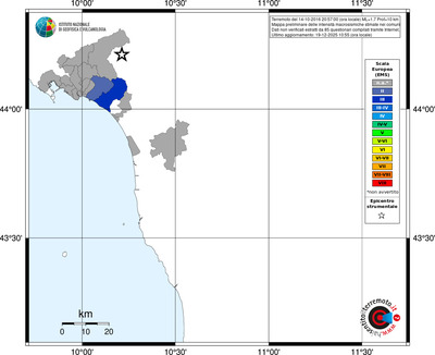 Mappa EMS - territori comuni