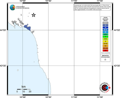 Mappa MCS - territori località