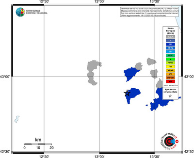 Mappa EMS - territori comuni