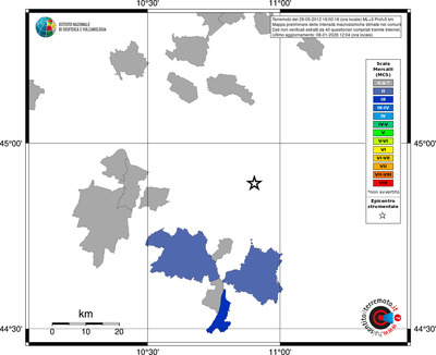 Mappa MCS - territori comuni