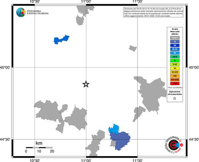 Mappa MCS - territori comuni