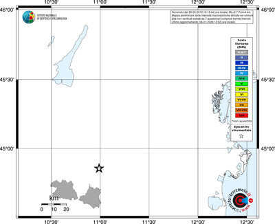 Mappa EMS - territori comuni