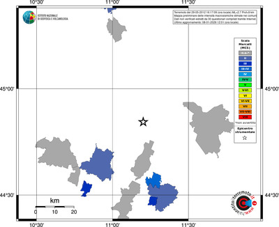 Mappa MCS - territori comuni