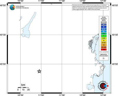 Mappa EMS - territori località