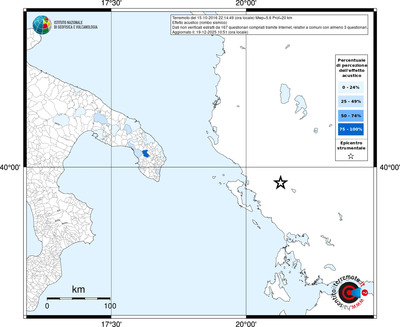 Mappa territorio comunale con almeno 3 questionari
