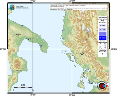 Mappa comuni con almeno 3 questionari