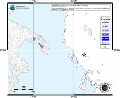 Mappa territorio comunale con almeno 3 questionari