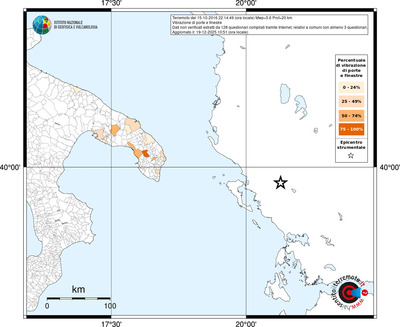 Mappa territorio comunale con almeno 3 questionari