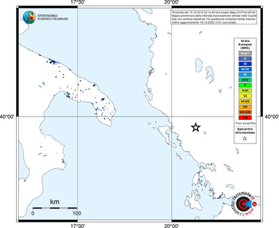 Mappa EMS - territori località