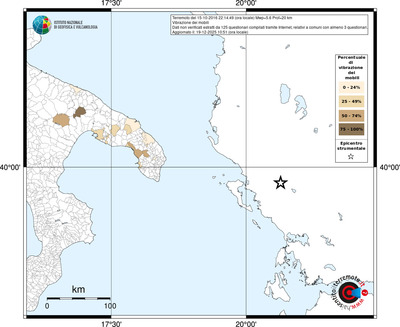 Mappa territorio comunale con almeno 3 questionari