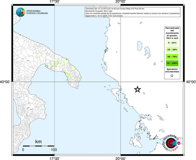 Mappa territorio comunale con almeno 3 questionari