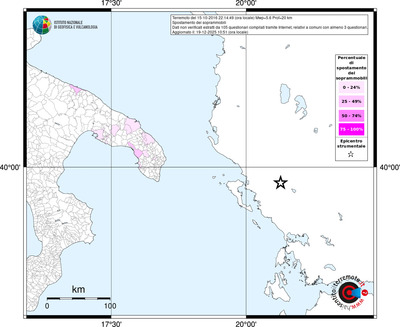 Mappa territorio comunale con almeno 3 questionari