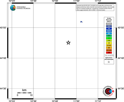 Mappa MCS - territori località