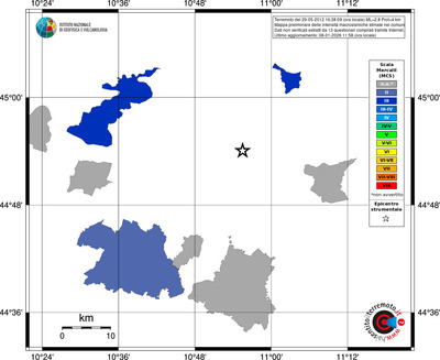 Mappa MCS - territori comuni