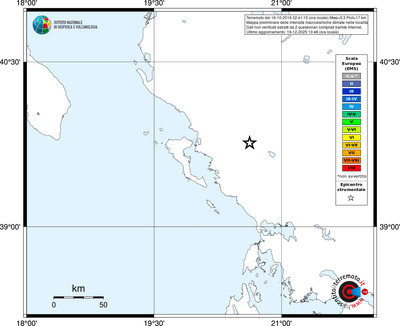 Mappa EMS - territori località