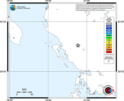 Mappa EMS - territori località