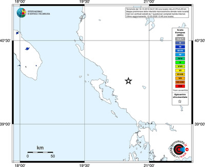 Mappa EMS - territori località