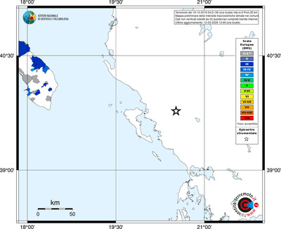 Mappa EMS - territori comuni