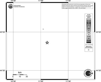 Mappa EMS - territori località