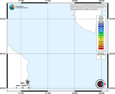 Mappa MCS - territori località