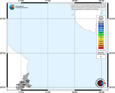 Mappa MCS - territori comuni