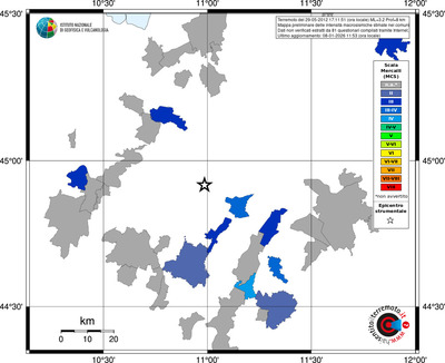 Mappa MCS - territori comuni