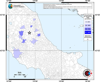 Mappa territorio comunale con almeno 3 questionari