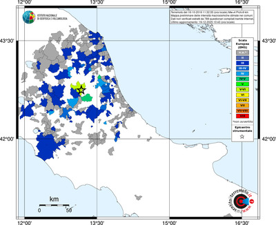 Mappa EMS - territori comuni