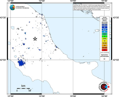 Mappa MCS - territori località