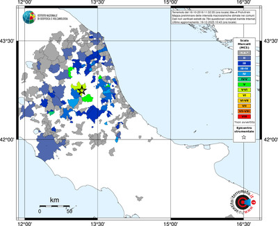 Mappa MCS - territori comuni