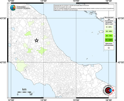 Mappa territorio comunale con almeno 3 questionari