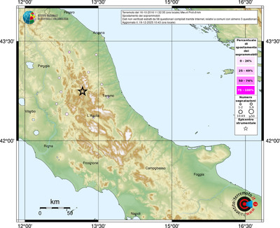 Mappa comuni con almeno 3 questionari