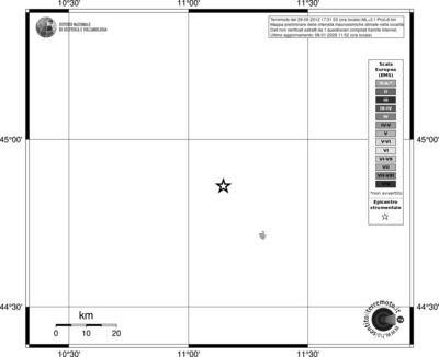 Mappa EMS - territori località