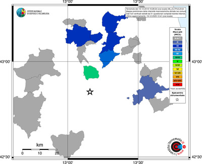Mappa MCS - territori comuni