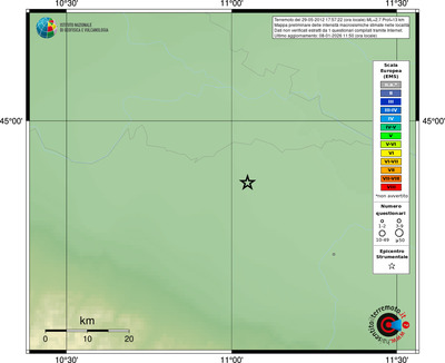 Mappa EMS - località
