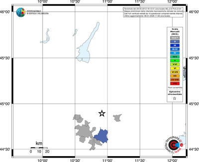 Mappa MCS - territori comuni