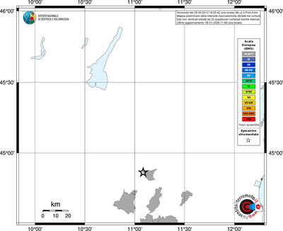 Mappa EMS - territori comuni